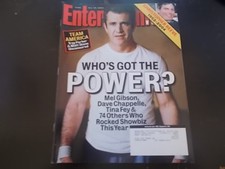 Mel Gibson, Christopher Reeve - Entertainment Weekly Magazine 2004