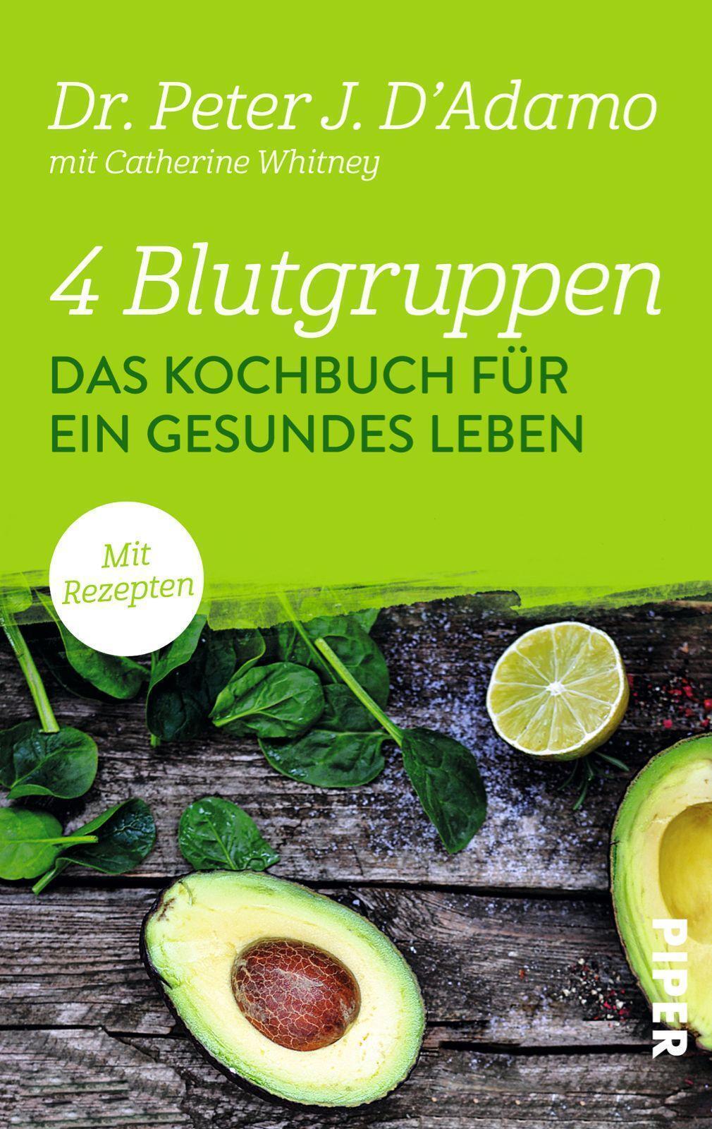Thumbnail - 4 Blutgruppen - Das Kochbuch Für Ein Gesundes Leben Peter J. D'adamo