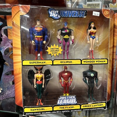 JLU JUSTICE LEAGUE Action Figure 6-pack ECPLISED SUPERMAN WONDER