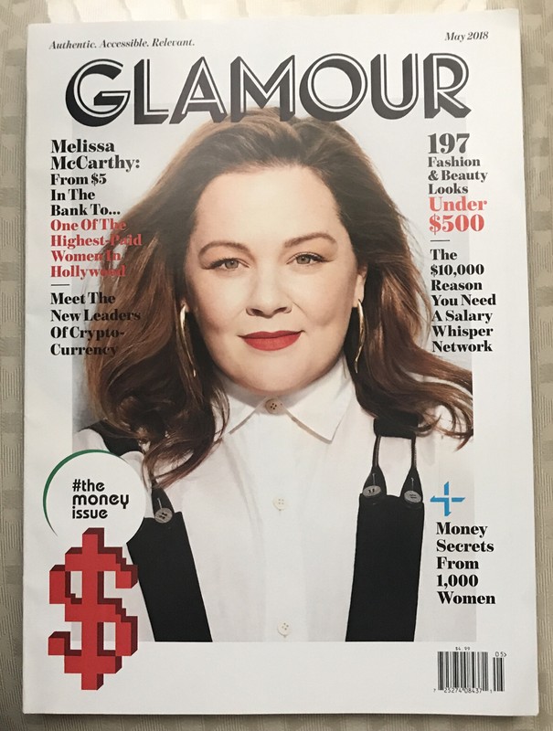 GLAMOUR Magazine May 2018 MELISSA McCARTHY Heloise Guerin Slick Woods Brand New