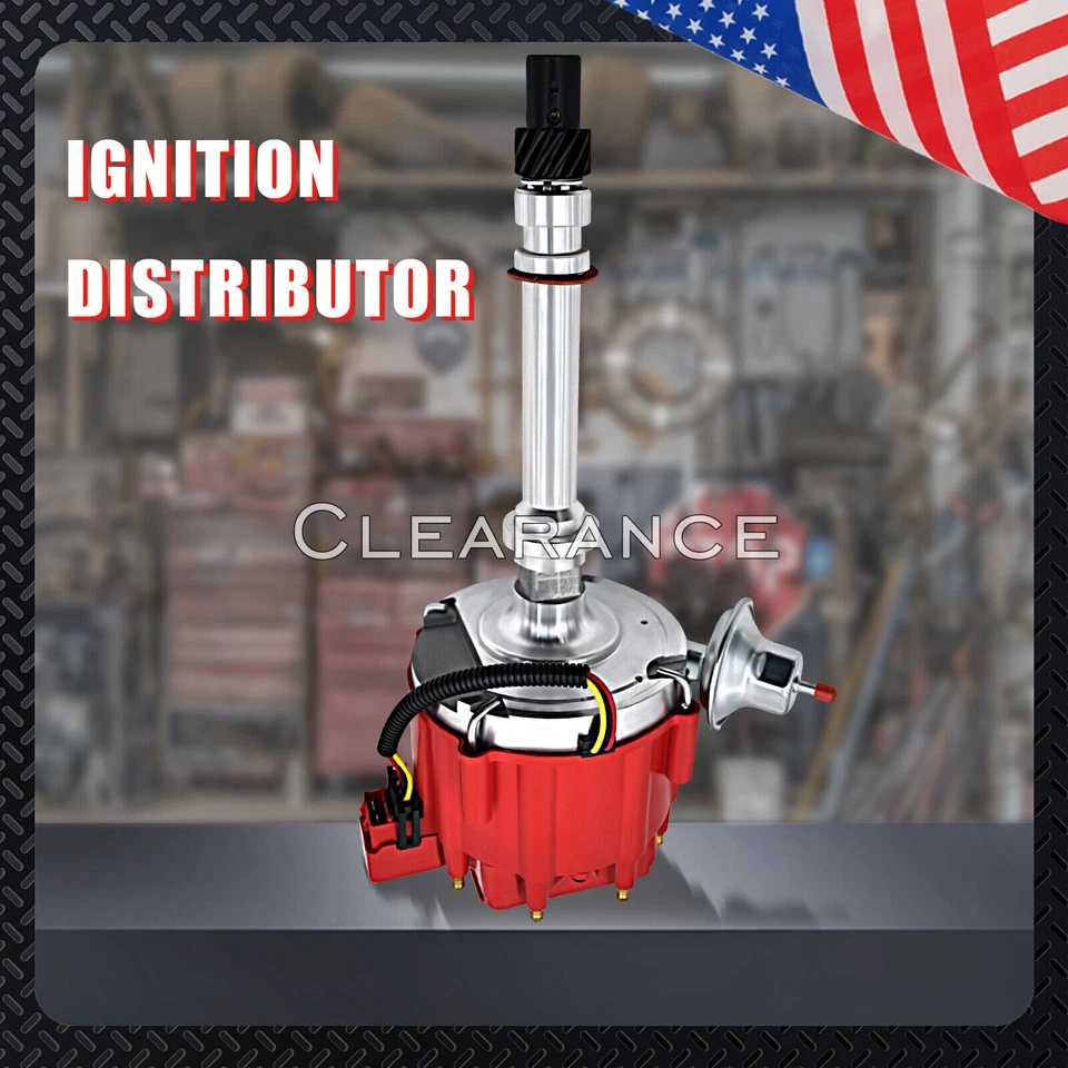 Racing Chevy V8 HEI Distributor w/ 65K Volt High 9000RPM - 350 454 SBC BBC GM08 - Image 4 of 4