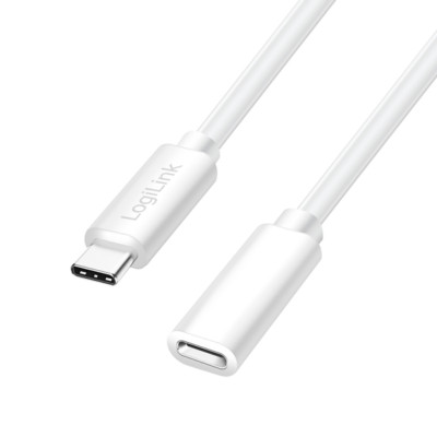 3m USB-C Verlängerung Verlängerungskabel Type-C Kabel PD Laden Schnelllader weiß