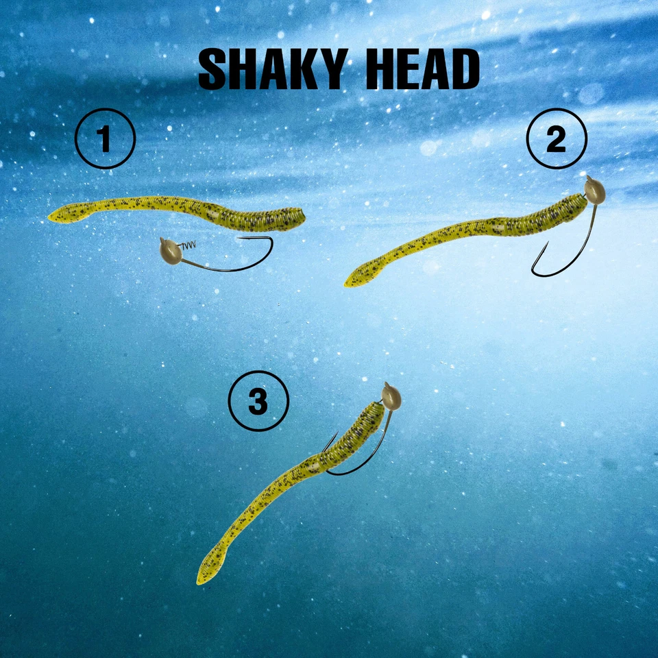 Reaction Tackle BULK Tungsten Shaky Head Jigs 5-PACK - Image 2 of 4
