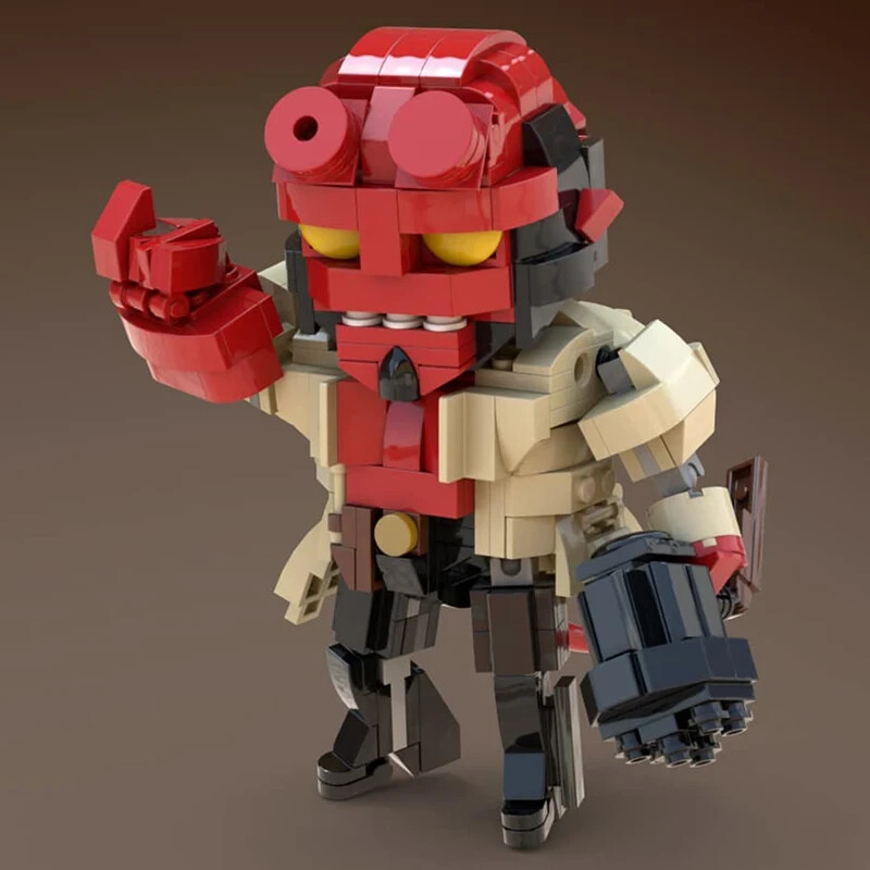 Jeu De Construction Hellboy - 426 Pièces, Blocs Compatibles Lego, Neuf + PDF