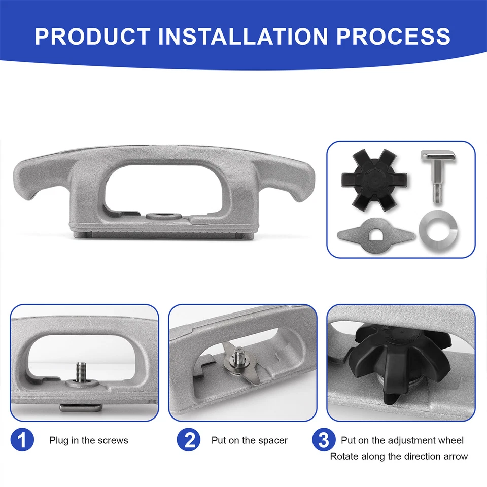 FOR 2016-2023 NISSAN TITAN BED TIE-DOWN CLEATS SET 999T7W3900 999T7W3800 2PCS - Image 4 of 4