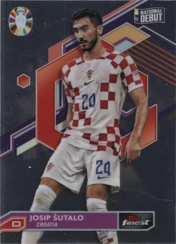 2023 Topps Finest Road to UEFA Euro 2024 Josip Sutalo #13