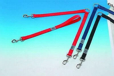 NOBBY Koppelleine Classic aus Nylon Doppelleine Duoleine