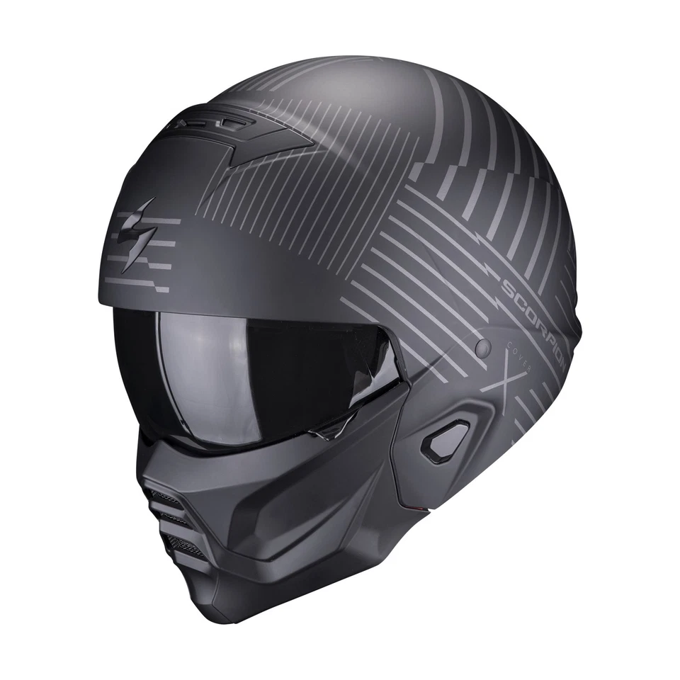 Scorpion EXO-COMBAT II Miles (schwarzmatt-silber) Gr: XS (53) Motorradhelm - Bild 2 von 3