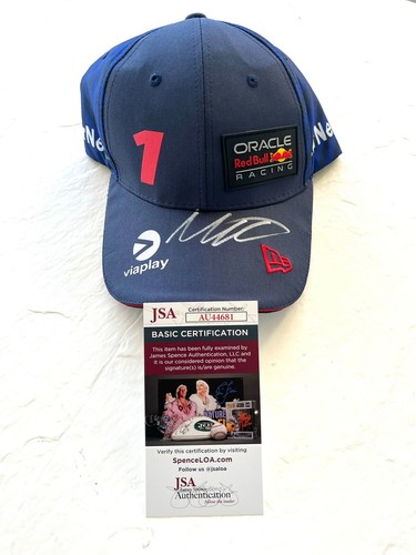 Max Verstappen Hand Signed Redbull Racing Hat F1 Formula 1 JSA Cert