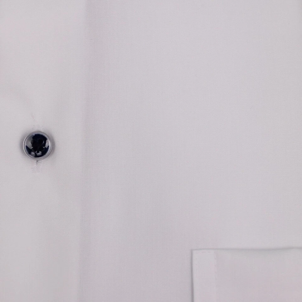 Eterna Uomo Camicia da Ufficio Comfort Fit Bianco 1305 E15K 00 - Immagine 3 di 3