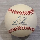 Lee Stevens Texas Rangers Montreal Expos Autographed OAL Baseball, w/ AAA COA