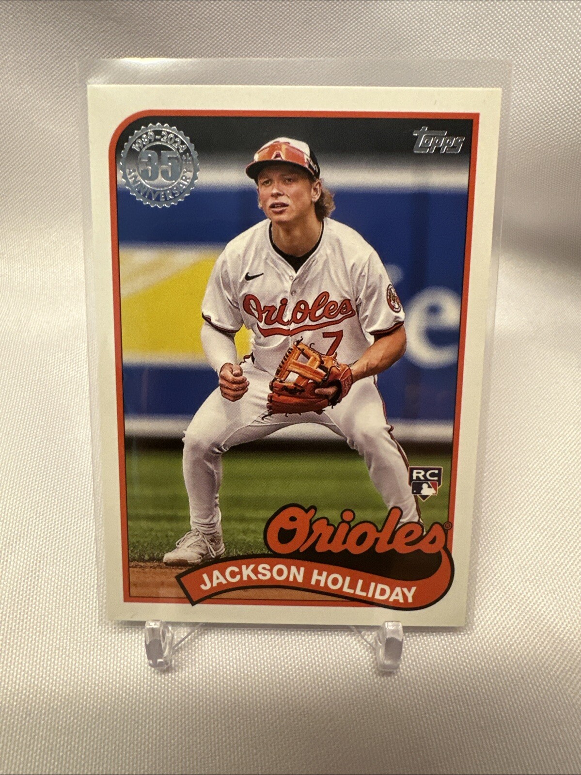 2024 Topps Update Jackson Holliday 1989 RC #89US-38 35th Anniversary