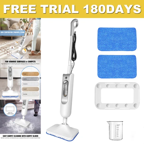 2025 Steam Mop Cleaner All in 1 Floor Carpet Window Hot Washer Hand Steamer