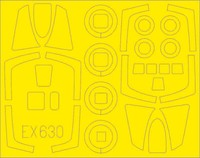 MW22 Eduard EX630 RF-101C/G/H Tface 1/48 Mask For Kitty Hawk