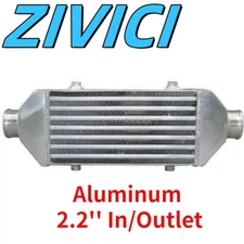 Universal 19*7*3" FMIC Front Mount Intercooler Aluminum 2.2'' In/Outlet