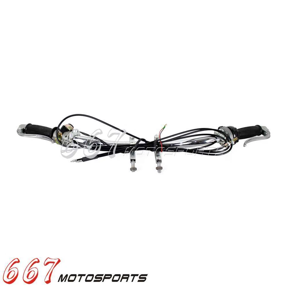 Manillar de motocicleta con cable de palanca de agarre para BMW R1 R71 M72 Ural M72 Foto 4 de 4