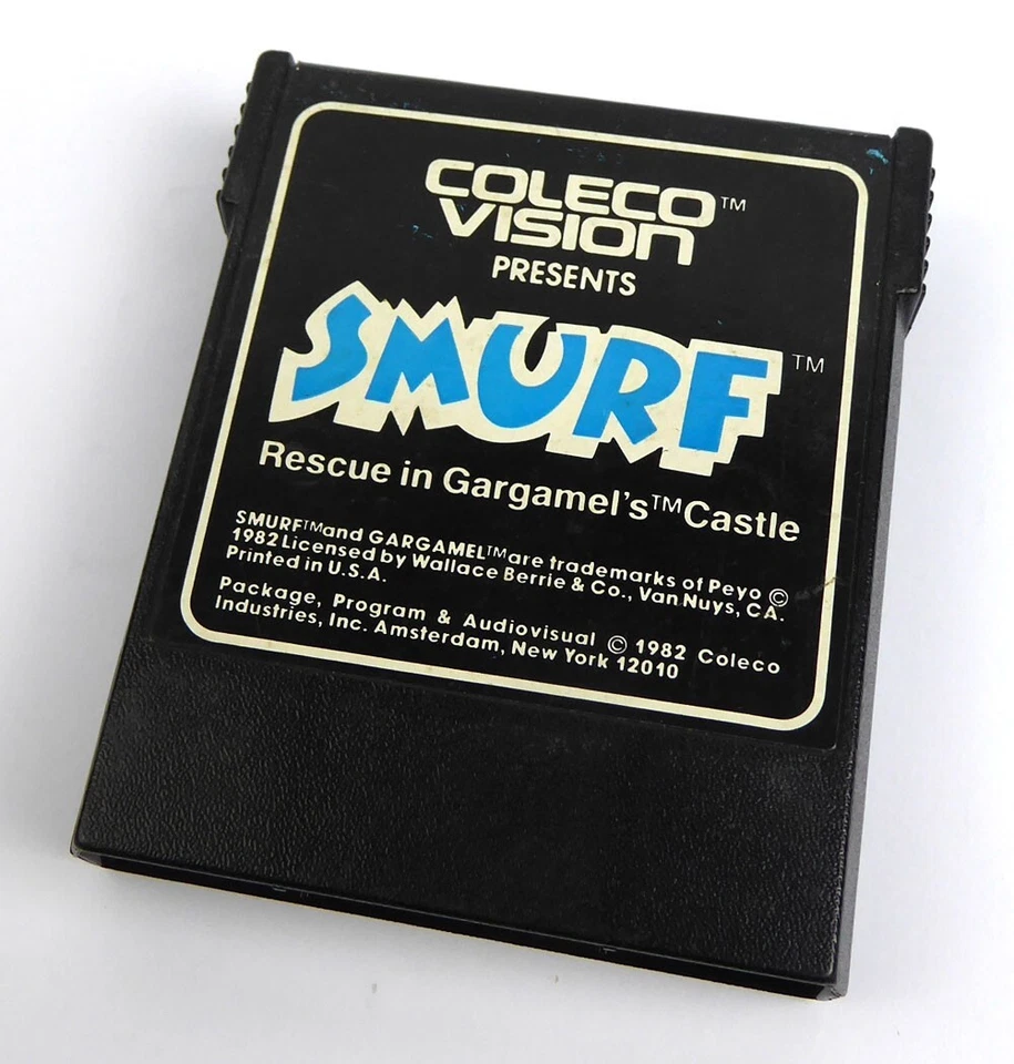 CBS Colecovision Spiel -- SMURF RESCUE IN GARGAMEL'S CASTLE -- (no Atari) - Bild 1 von 1