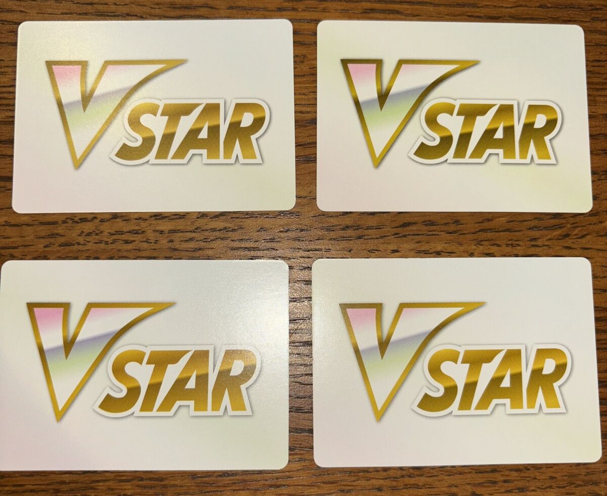 2022 V Star 4lot,White Pokemon Card/nintendo/creatures/game 2022 V Star 4lot,White Pokemon Card/nintendo/creatures/game