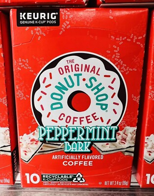 Keurig The Original Donut Shop Peppermint Bark Light Roast 20 K