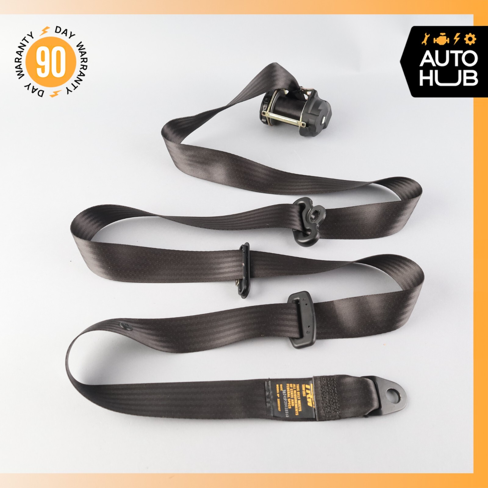 02-07 Maserati Coupe 4200 GT M138 Rear Left Driver Side Seat Belt Black OEM