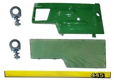 RH Side Panel/Screen/Sticker/Clip AM128982 M116020  Fits John Deere 445 UP SN