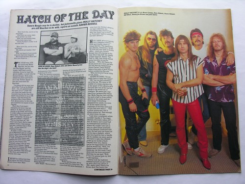 KERRANG 86 Jan 24 1985 Jason Bonham Airrace Molly Hatchet Mick Jones Foreigner - Picture 3 of 4