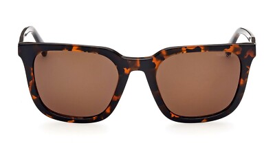 GANT GA7213 55E Brown Havana Square Plastic Sunglasses Frame 56-22-140 Gant7213