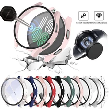 Fr Samsung Galaxy Watch 4 5 6 7 40/44 Tempered Glass Protector Screen Case Cover