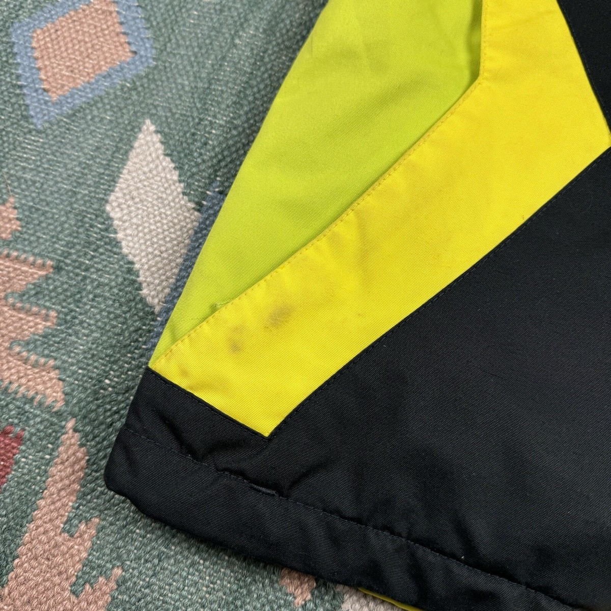 Volcom Nimbus Full Zip Yellow Green Abstract Snow Jacket