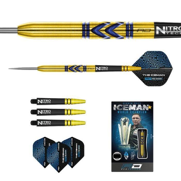 RED DRAGON GERWYN PRICE AVALANCHE GOLD 24 GRAM 90% TUNGSTEN STEEL