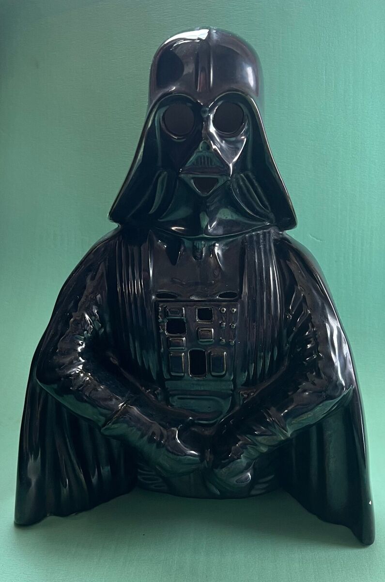 Vintage 1970's Star Wars Darth Vader Ceramic Lamp Night Vintage 1970's Star Wars Darth Vader Ceramic Lamp Night