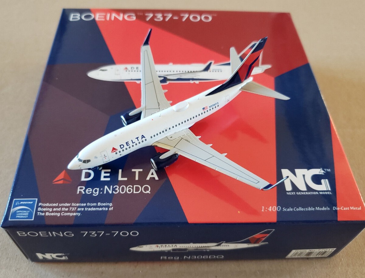 デルタ航空　NG model 1:400 1:400 NG Model Boeing 737-700 Delta Airlines N306DQ | eBay