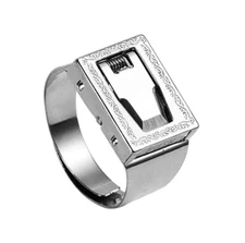 Mini Ring Knife Utility Stainless Steel Outdoor Survival Pocket Knife EDC Tools