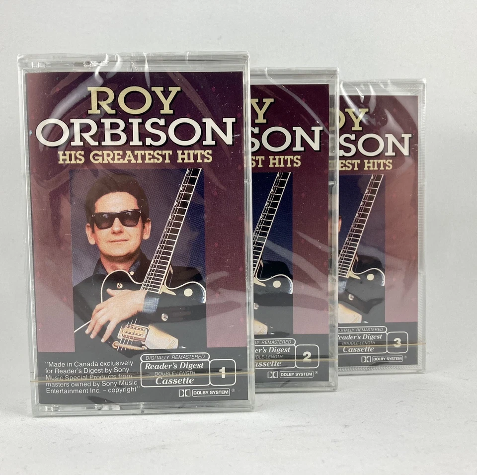 Roy Orbison Greatest Hits Readers Digest 3 Cassette Box Set NEW - Image 3 of 4