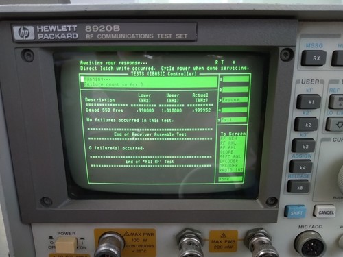 HP Agilent 8920B RF Communications Test Set w/ opt. 016, 102_US39064829 - 第 3/12 張圖片