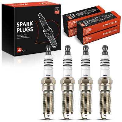 4x Iridium & Platinum Spark Plugs for Chevy Malibu Equinox Impala Buick Ford GMC