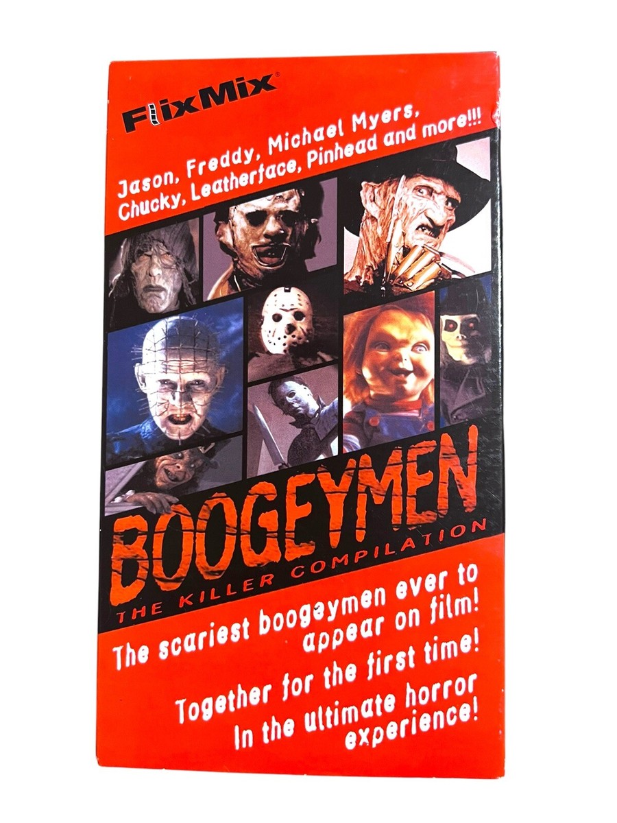 Boogeymen The Killer Compliation VHS Tape 2001 Flix Mix Horror