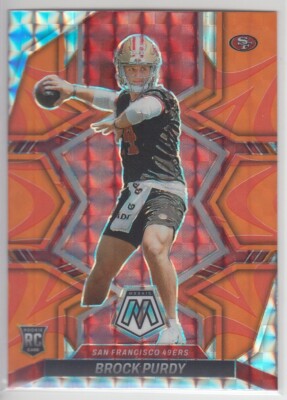 ペドリ Panini Mosaic PSA 9 ルーキー RC 2022 Panini Mosaic Reactive Orange Brock Purdy RC Rookie