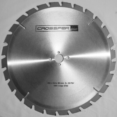HM-Sägeblatt ''NAGELFEST'' 400mmx30 Z28 BEST-QUALITY ''MADE IN GERMANY'' Hartmetall