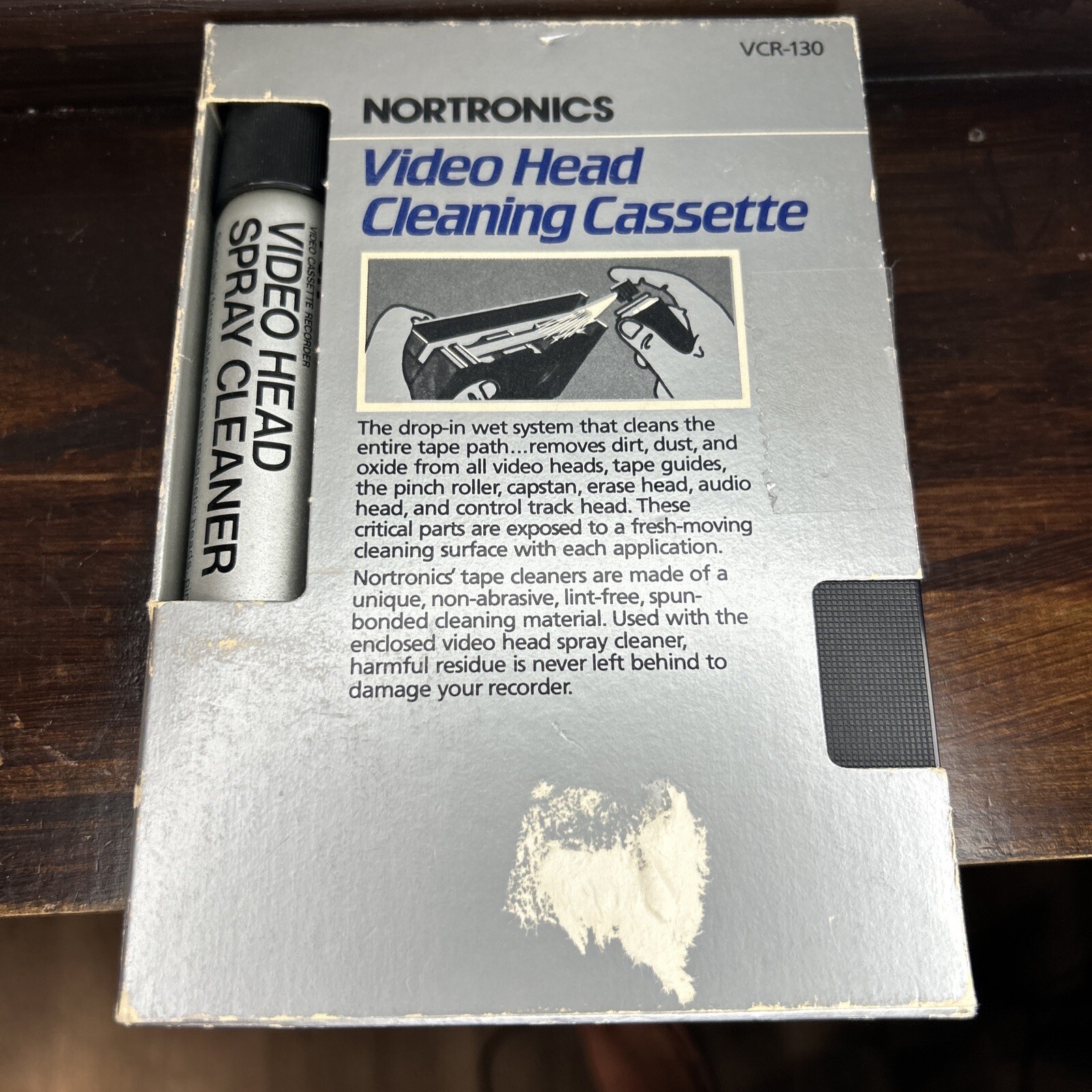 Nortronics Betamax VCR Head Cleaner Cleaning Cassette NEW/SEALED (NOT