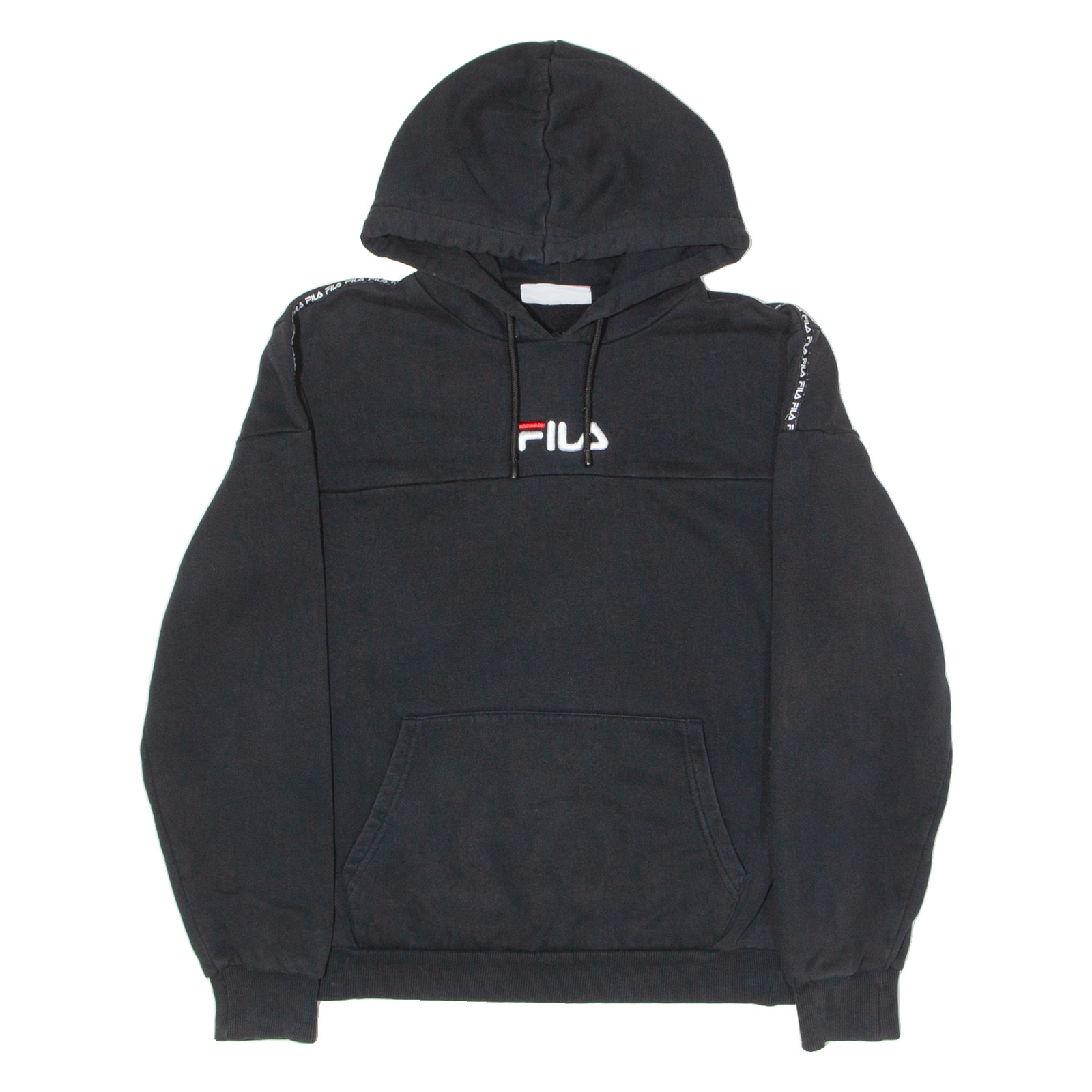 FILA Felpa con Cappuccio Uomo Nera S