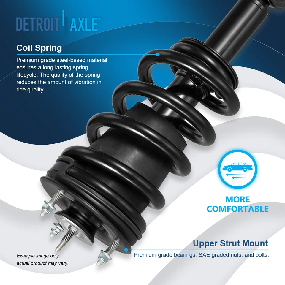 4WD Front Struts + Rear Shock + Sway Bars for Chevy GMC Silverado Sierra 1500 - Image 4 of 4