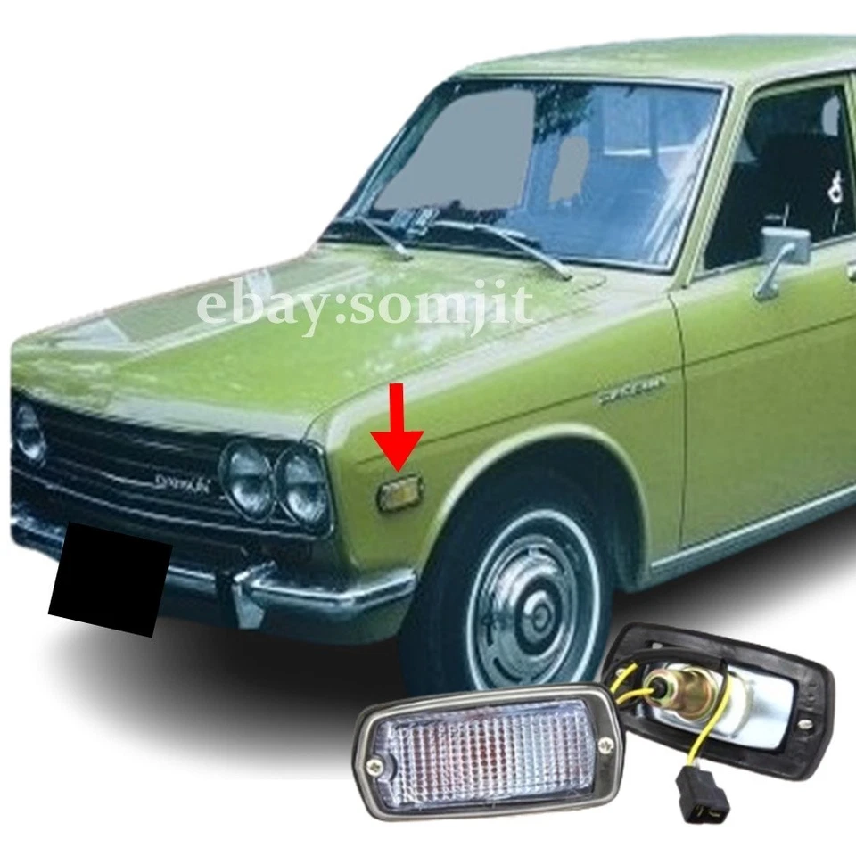 FRONT REAR SIDE INDICATOR LIGHT For 1968-78 DATSUN 510 120Y 280Z 240Z 260Z S30 . — 第 2/4 张图片