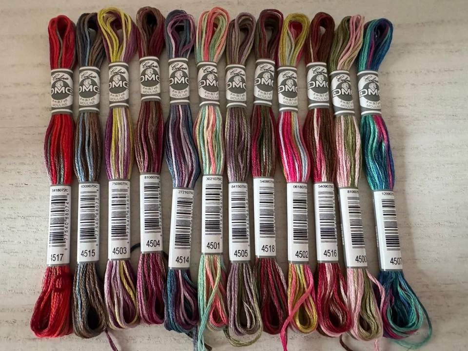 DMC Coloris 6-Strand Cotton Embroidery Floss~Lot of 12 Skeins~Assorted Colors - Image 2 of 4