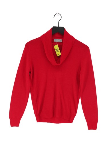 Jaeger Damen Pullover M Rot 100% Wolle Rollkragenpullover - Bild 1 von 6