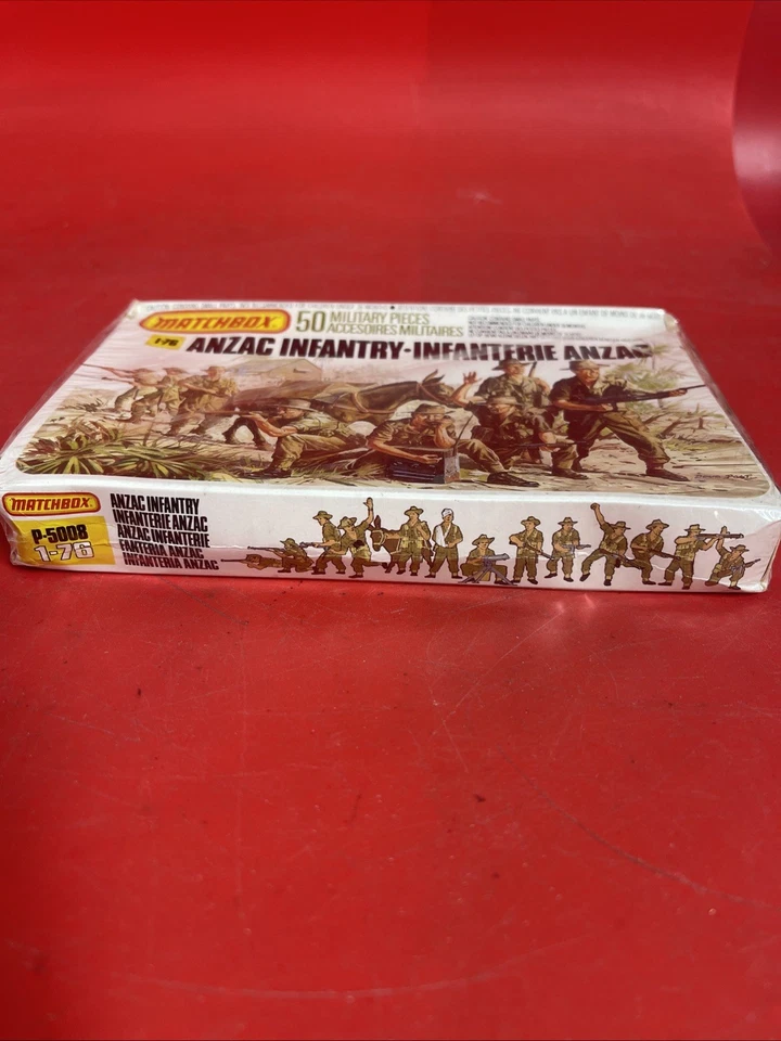 Matchbox Anzac Infantry Military Army Figure 1/76 Plastic Model Kit New P-5008 - Image 2 of 4