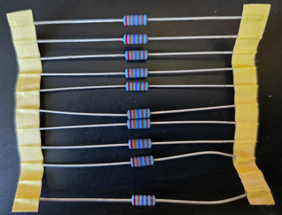 10pcs 2.37k ohm 1/4W 1% Metal Film Precision Axial Resistors ~ NEW ~