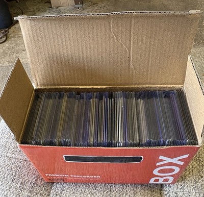 Box Of 100 Baseball Cards Various Players Years And Manufacturers Box 1