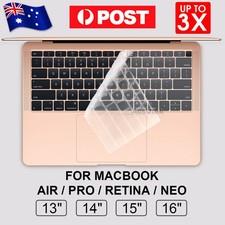 Clear Silicone Keyboard Cover For Macbook Air Retina Pro Neo 13" 14" 15" 16"