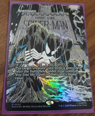 Reanimate - Full Art Foil - Marvel's Spider-Man - MTG - [NM/M] - EN